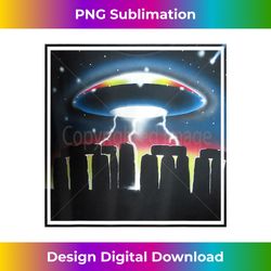 Stonehenge UFO Aliens Monument 2 - Instant Sublimation Digital Download