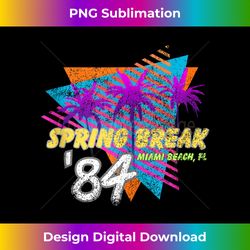 Spring Break 84 Miami Beach 80s Party Wear Tank Top 2 - Decorative Sublimation PNG File