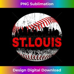 St. Louis Souvenir Baseball City Downtown I Love St. Louis 1 - Elegant Sublimation PNG Download