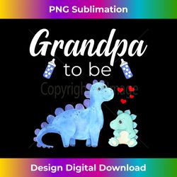 mens grandpa to be dinosaur baby shower for boy - png transparent digital download file for sublimation
