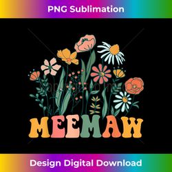 new meemaw wildflower first birthday & baby shower 1 - unique sublimation png download