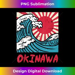 Okinawa Great Wave Kanigawa Japan Japanese Martial Arts 1 - Aesthetic Sublimation Digital File
