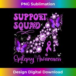 Retro Groovy Support Squad - Purple Epilepsy Awareness 2