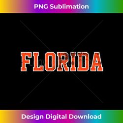 Vintage Florida Men Florida Retro Orange Blue 2 - Creative Sublimation PNG Download