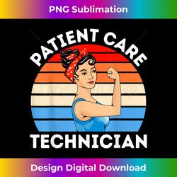 Vintage Sunset Retro Patient Care Technician PCT Assistant 2 - High-Quality PNG Sublimation Download