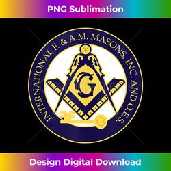 International Mason Free Accepted Masonic OES IFAMM Lodge - PNG Sublimation Digital Download