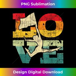 Love Colorguard Marching Band Lover Flag Tossing Spinning - Retro PNG Sublimation Digital Download
