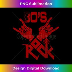 80s Rock Band Vintage Devil Horns Hand Gesture Rock and Roll - High-Quality PNG Sublimation Download