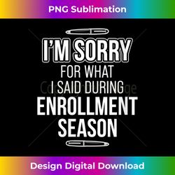 s School Registrar Enrollment Appreciation - Modern Sublimation PNG File