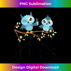 for Niece or Nephew Blue Owls My Great Aunt Loves Me - Vintage Sublimation PNG Download