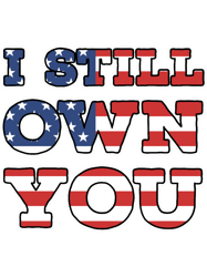 i still own you american flag design