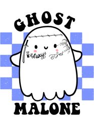 Ghost Malone Spooky With Checkers (1)