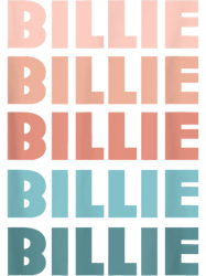 billie first name retro 80s
