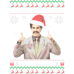 Borat funny christmas T