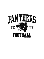 tx tx panthers football graphic