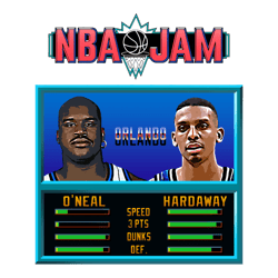 NBA JAM Shaq and Penny
