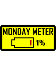 funny monday meter hard hatfor workers and tradesman i hate monday