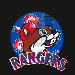 texas rangers cartoon baseball png sublimation