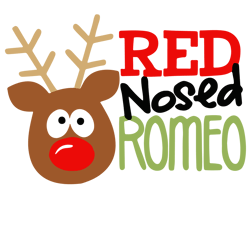Red nosed romeo Svg, Reindeer face Svg, Christmas Svg, Holidays Svg, Christmas Svg Designs, Digital download