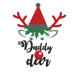 Daddy deer Svg, Reindeer Family Svg, Reindeer face Svg, Family Christmas Svg, Christmas Deer Svg, Reindeer clipart