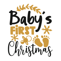 baby's first christmas svg, baby christmas svg, 1st christmas svg, baby svg, first christmas svg, digital download