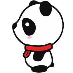 Panda Svg, Christmas Panda Svg, Panda Cute Christmas Svg, Panda Clipart, Christmas Svg, Digital download