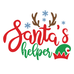 santa's helper svg, reindeer svg, elf hat svg, christmas svg, holidays svg, christmas svg designs, digital download