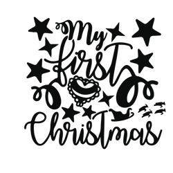 My First Christmas Svg, Baby First Christmas Svg, Baby Xmas Svg, Christmas Baby Svg, Holidays Svg, Digital download