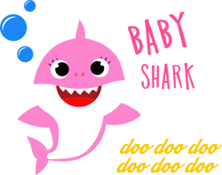 Baby Shark Svg, Shark Family Svg, Baby Shark Png, Shark Doo Doo Doo Svg, Shark Kids Svg, Cartoon Svg, Digital Download