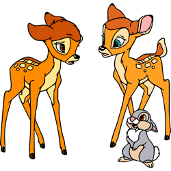 Bambi Svg, Bambi Clipart, Bambi cut file, Bambi and friends Svg, Deer Svg, Bambi cricut, Cartoon Svg, Digital Download