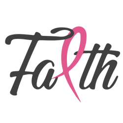 Faith Ribbon Svg, Breast Cancer Svg, Cancer Awareness Svg, Cancer Ribbon Svg, Pink Ribbon Svg, Digital download