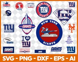 New York Giants Bundle Svg, New York Giants Logo Svg, NFL football Svg, Sport logo Svg, Football logo Svg