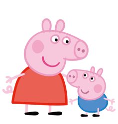 Peppa Pig Svg, Layered Svg, Instant download files for cricut, Peppa Pig Png, Clip art, Printables for t-shirts