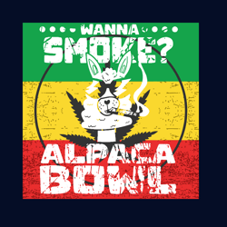 wanna smoke alpaca bowl svg, cannabis svg, cannabis clipart, weed svg, marijuana svg, weed leaf svg, digital download