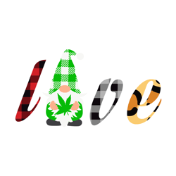 love gnome svg, st patricks day svg, cannabis svg, cannabis clipart, weed svg, marijuana svg, weed leaf svg