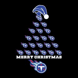Merry Christmas Tree Tennessee Titans Svg, Tennessee Titans logo Svg, NFL Svg, Sport Svg, Football Svg, Digital download