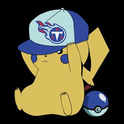 Pikachu Team Tennessee Titans Svg, Tennessee Titans logo Svg, NFL Svg, Sport Svg, Football Svg, Digital download