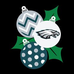 Christmas Ornaments philadelphia eagles Svg, Philadelphia eagles logo Svg, NFL Svg, Sport Svg, Football Svg