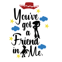 You've got a friend in me Svg, Toy Story Svg, Toy Story clipart, Toy Story Character Svg, Disney Svg, Digital download