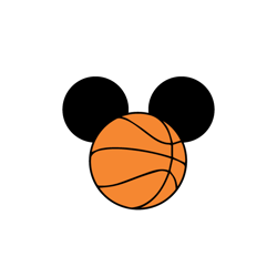 Mickey mouse basketball Svg, Disney Mickey Svg, Mickey clipart Svg, Mickey silhouette Svg, Mickey logo Svg, Mickey head