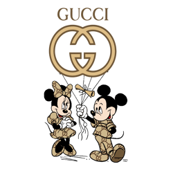 Mickey And Minnie Gucci Baloon Svg, Gucci Logo Svg, Disney brand Svg, Fashion Brand Svg, Brand Logo Svg, Luxury Brand