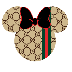 Minnie mouse head line Gucci Svg, Gucci Logo Svg, Disney brand Svg, Fashion Brand Svg, Brand Logo Svg, Luxury Brand Svg