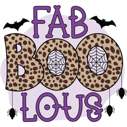Fab boo lous Png, Halloween Sublimation Instant Design Download, Kids halloween Png, Ghost suckers Png, Bat Png