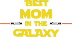 Best mom in the galaxy Svg, Star Wars Clipart, Star Wars Silhouette, Star Wars Movies Svg, Star Wars logo Svg, Png Dxf