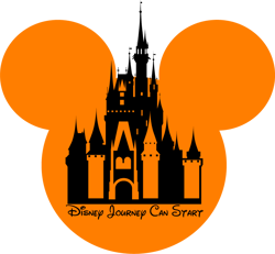 Castle Svg, Disney journey can start Svg, Castle silhouette, Castle in Mickey Svg, Castle Mickey Mouse Svg, Disney Svg