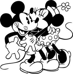 Mickey And Minnie Love Svg, Valentine's Day Svg, Disney Mickey Svg, Mickey mouse Svg, Mickey clipart, Digital Download