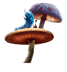 Mushroom Png, Alice in wonderland Png, Alice in wonderland Instant Download Cut file Clipart Cricut Silhouette Printable