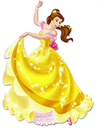 Belle PNG Transparent Images, Disney Princess PNG, Beauty and the Beast PNG - Printable