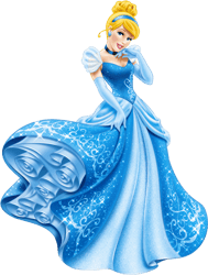 Cinderella PNG Transparent Images, Disney Princess PNG - Digital File-29