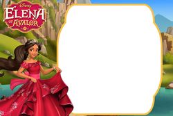 Printable Elena of Avalor Invitation Template PNG | Princess Elena PNG | Birthday invitations PNG-9